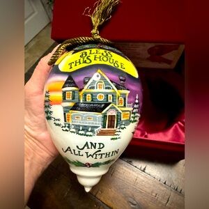 Ne' Qwa Art Ornament Bless This House And All Within Artist Betty Padden In Box